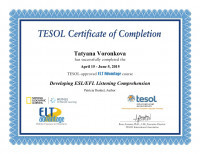 Developing ESL EFL Listening Comprehension