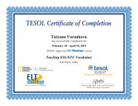 Teaching ESL EFL Vocabulary